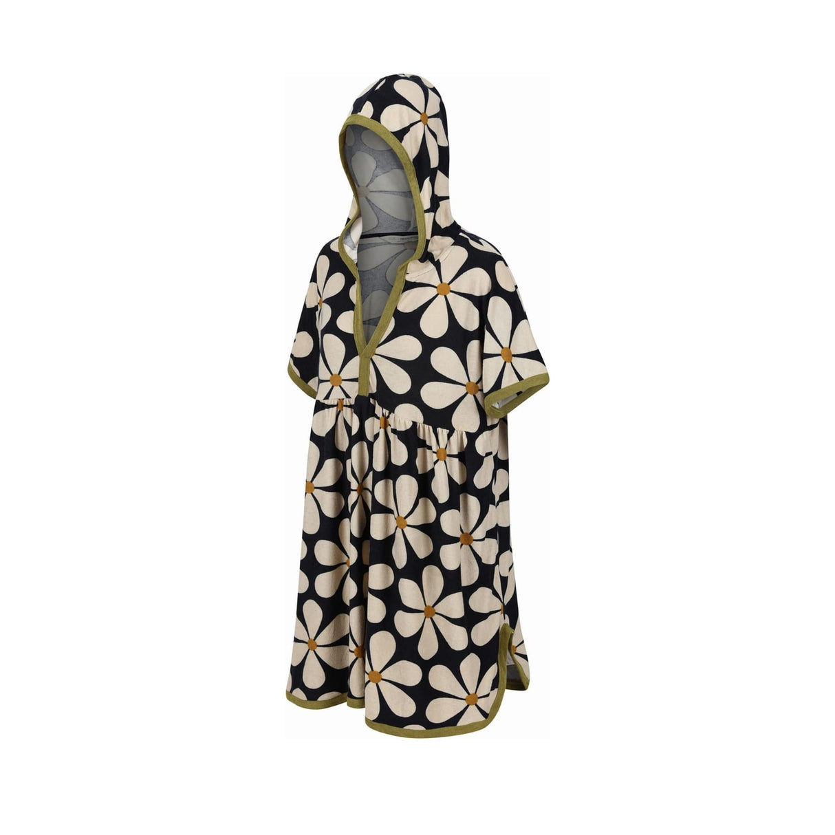 Regatta Womens Orla Kiely Beach Towelling Poncho Dress Robe