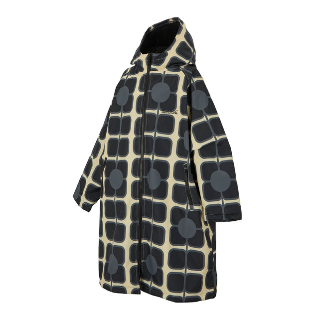 Regatta Junior Orla Kiely Kids Waterproof Dry Robe Changing Robe