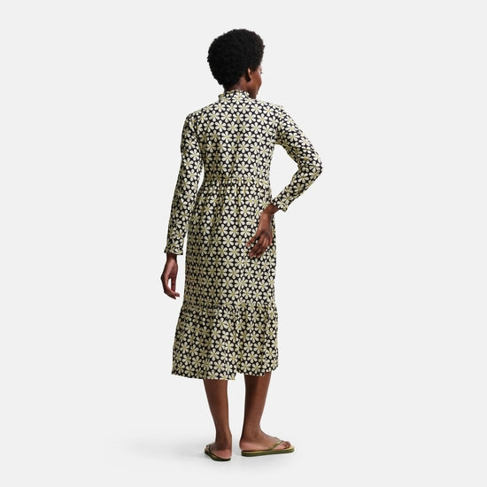 Regatta Womens Orla Kiely Midi Coolweave Cotton Summer Dress