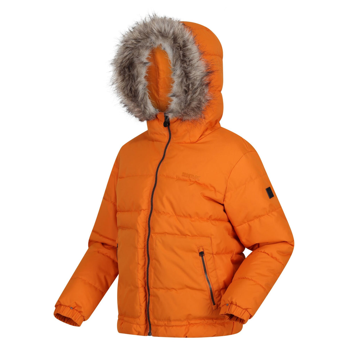 Regatta Kids Parkes Fur Trim Insulated Parka Coat Jacket