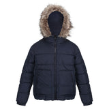 Regatta Kids Parkes Fur Trim Insulated Parka Coat Jacket