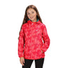 Regatta Kids Girls Printed Lever Waterproof Jacket