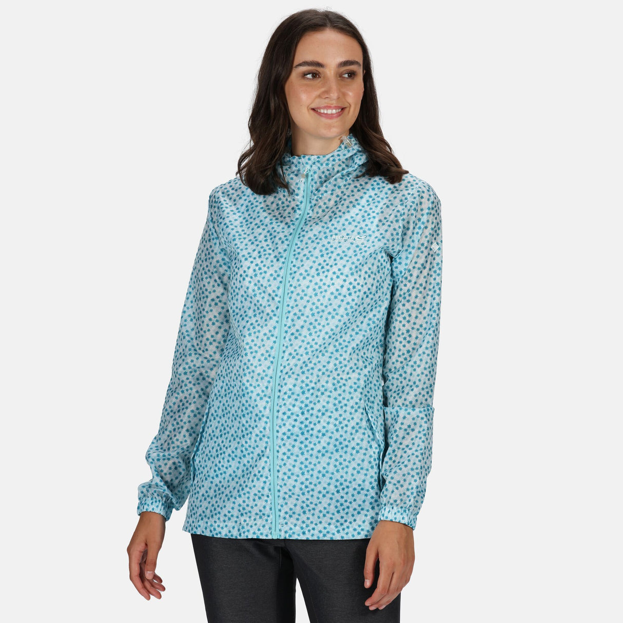 Regatta Womens Printed Pack It Waterproof Packaway Jacket