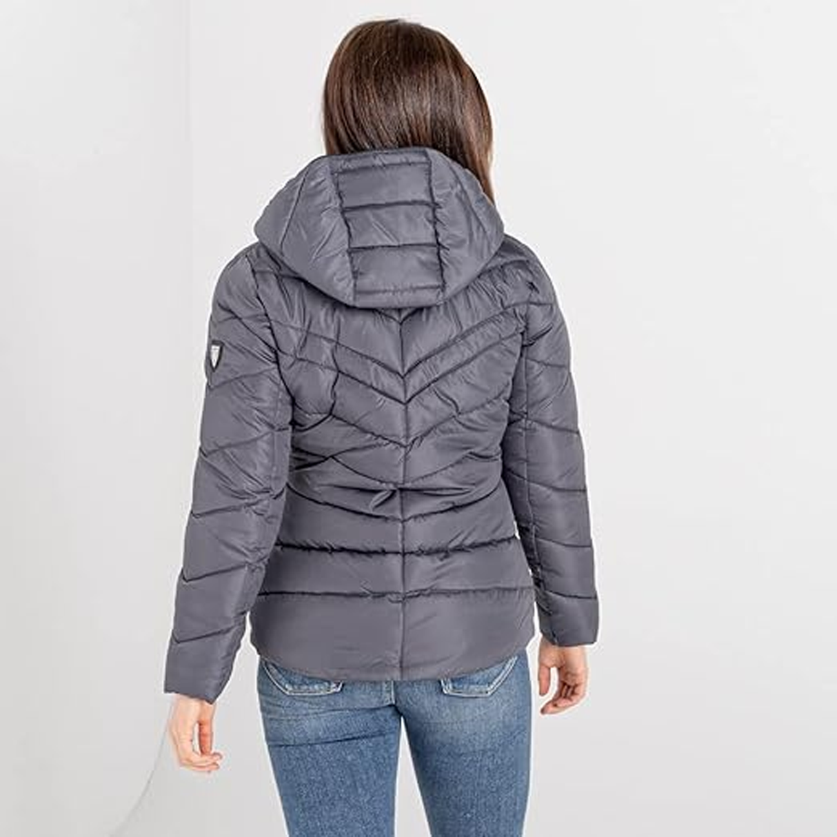 Dare2b Womens Reputable Hooded Puffer Jacket