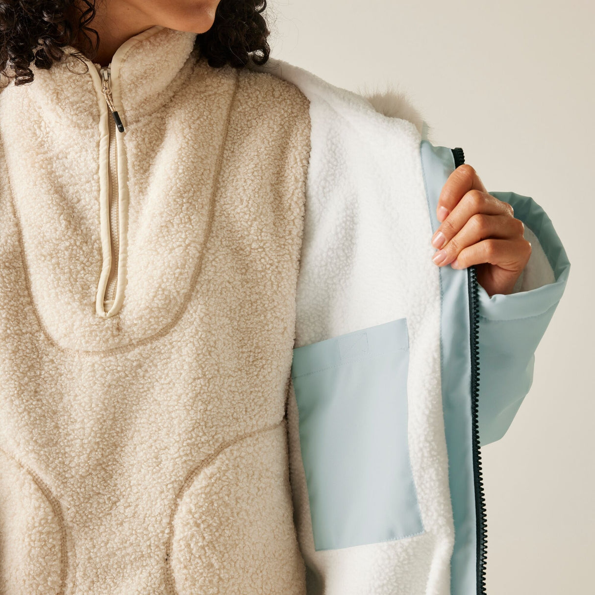 Regatta Adults Pro Fur Lined Waterproof Dry Changing Robe