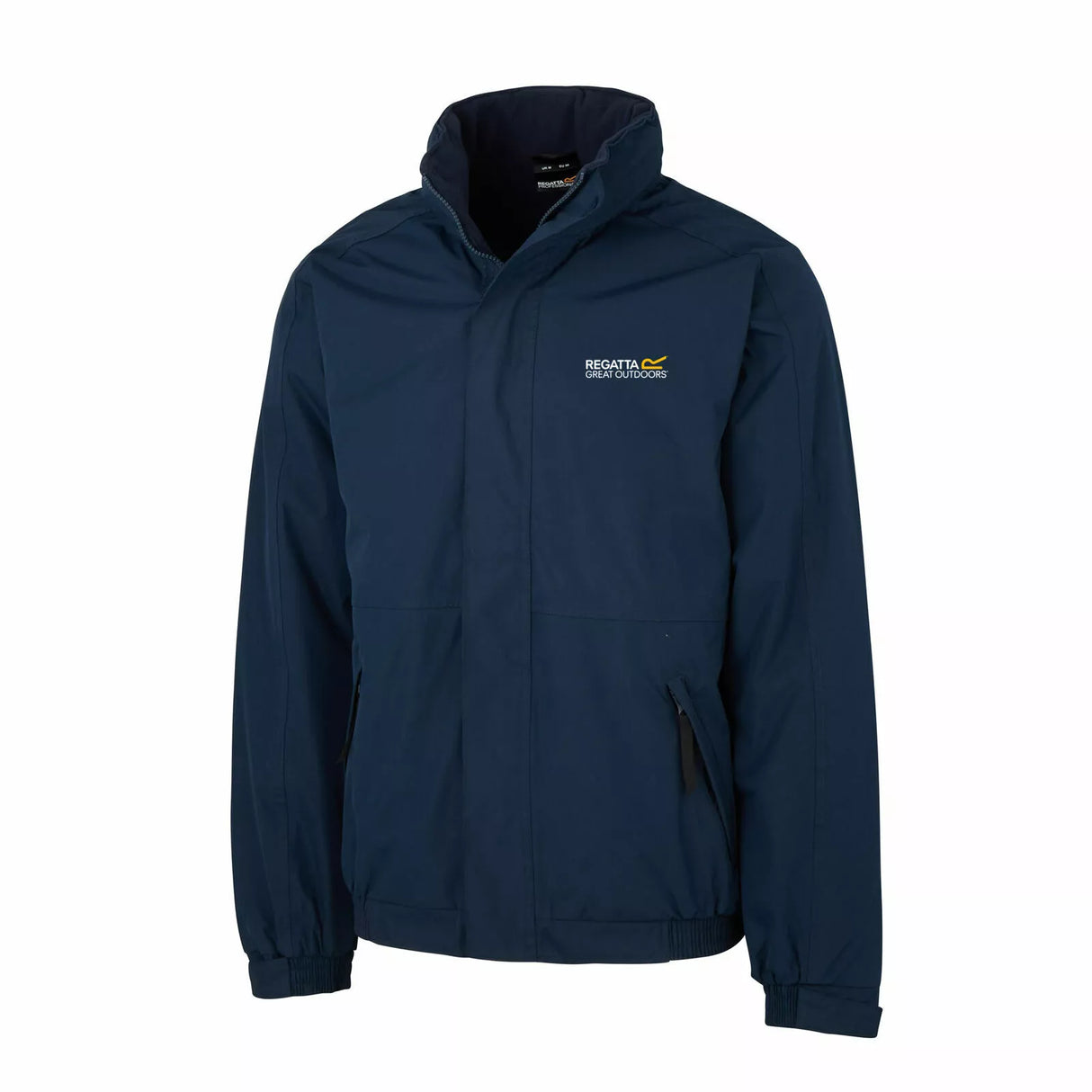 Regatta Mens Dover Fleece Lined Waterproof Bomber Jacket - Logo