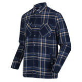 Regatta Thamos Mens Work Casual Warm Fleece Lined Check Shirt