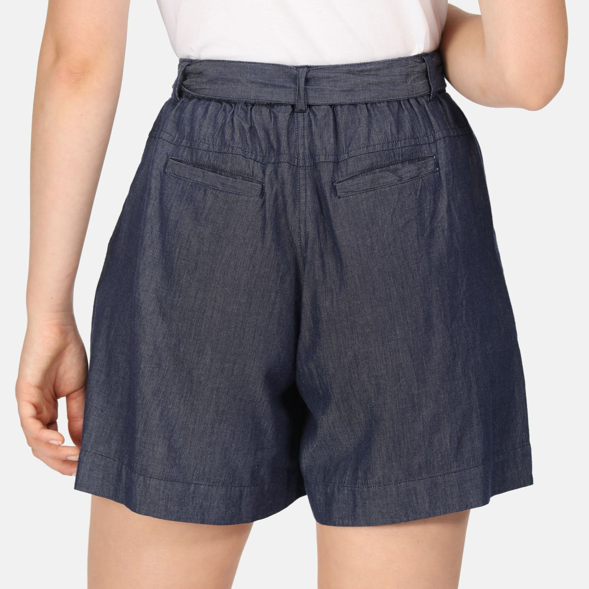 Regatta Womens Sabela Paper Bag Waist Drawstring Cotton Shorts