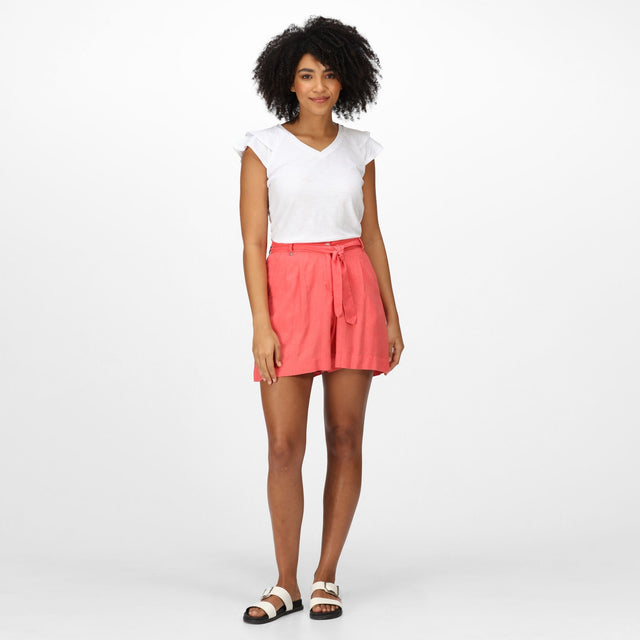 Regatta Womens Sabela  Drawstring Casual Cotton Shorts