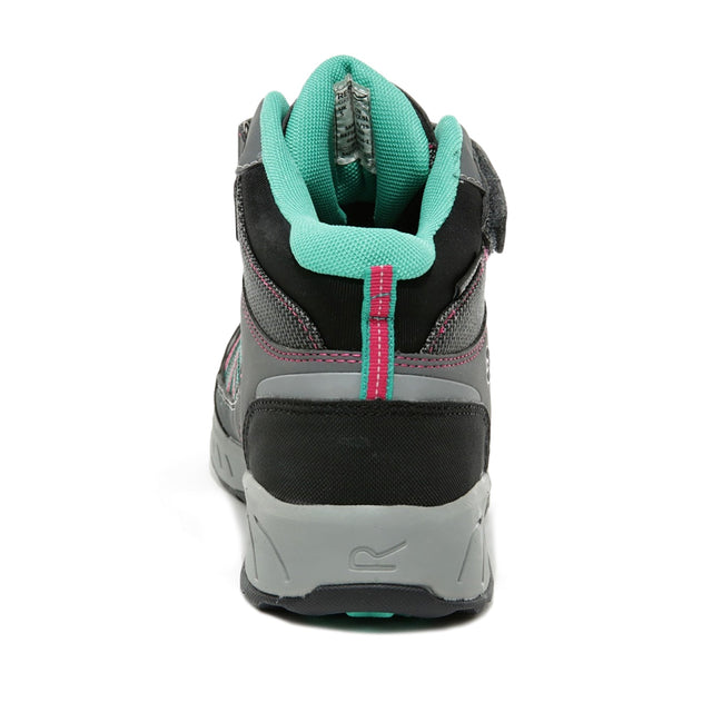 Regatta Kids Samaris V Mid Junior Hiking Velcro Waterproof Boots