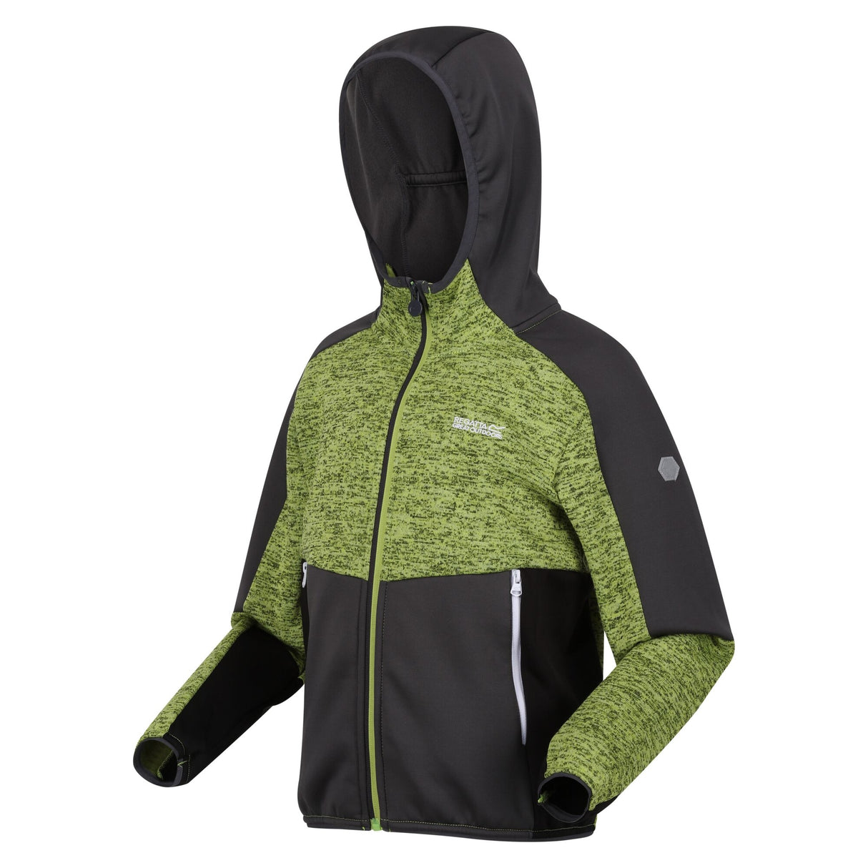 Regatta Kids Dissolver VII Full Zip Hooded Fleece Jacket