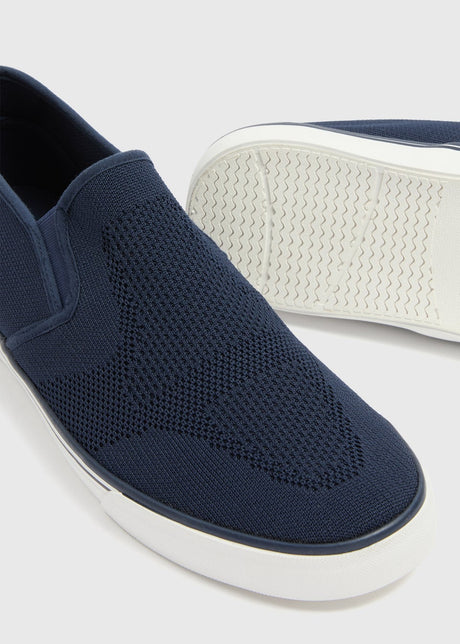 Regatta Mens Knitted Slip On Plimsolls Shoes