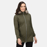 Regatta Womens Sunaree Hooded Fleece Lined Winter Softshell Jacket