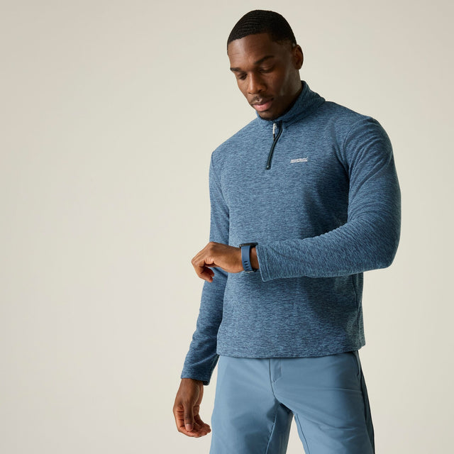 Regatta Mens Thompson Marl Half Zip Fleece Jacket