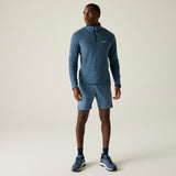 Regatta Mens Thompson Marl Half Zip Fleece Jacket