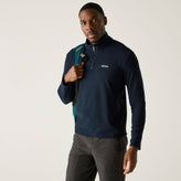 Regatta Mens Thompson Marl Half Zip Fleece Jacket