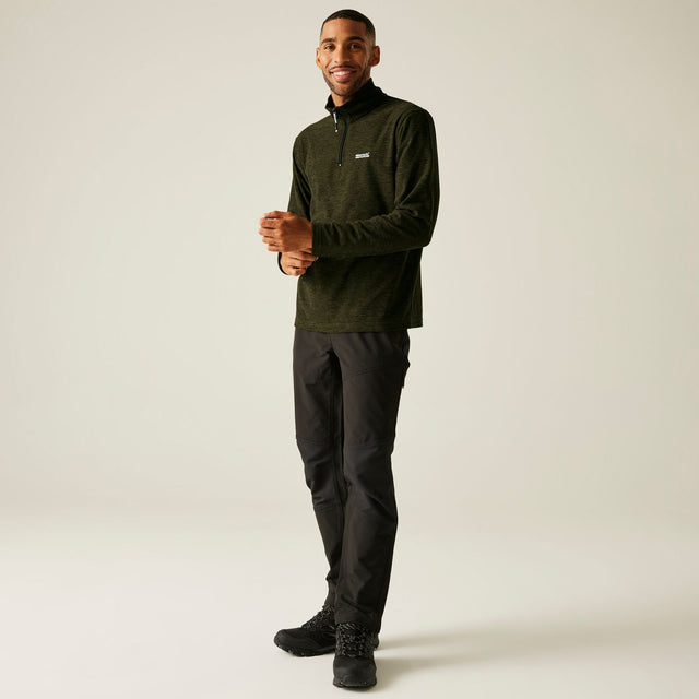 Regatta Mens Thompson Marl Half Zip Fleece Jacket
