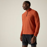 Regatta Mens Thompson Marl Half Zip Fleece Jacket