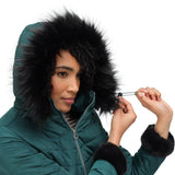 Regatta Della Womens Faux Fur Hooded Insulated Quilted Parka Jacket