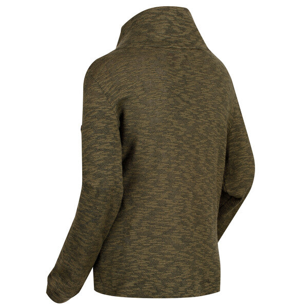 Regatta Womens Celestia Wrap Over Neck Pullover Fleece Jumper Sweater