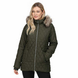 Regatta Womens Zalika Hooded Insulated Quilted Jacket